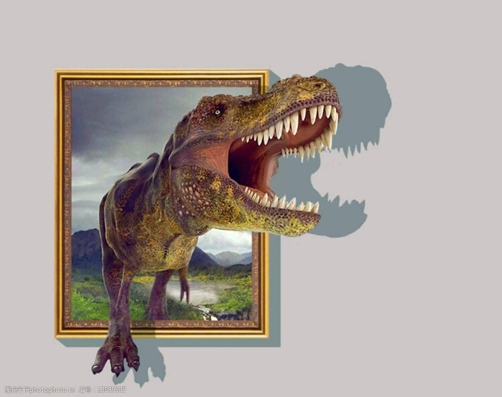 关键词:卡通3d画恐龙 3d画 立体画 画框 恐龙 侏罗纪 画展 互动 设计