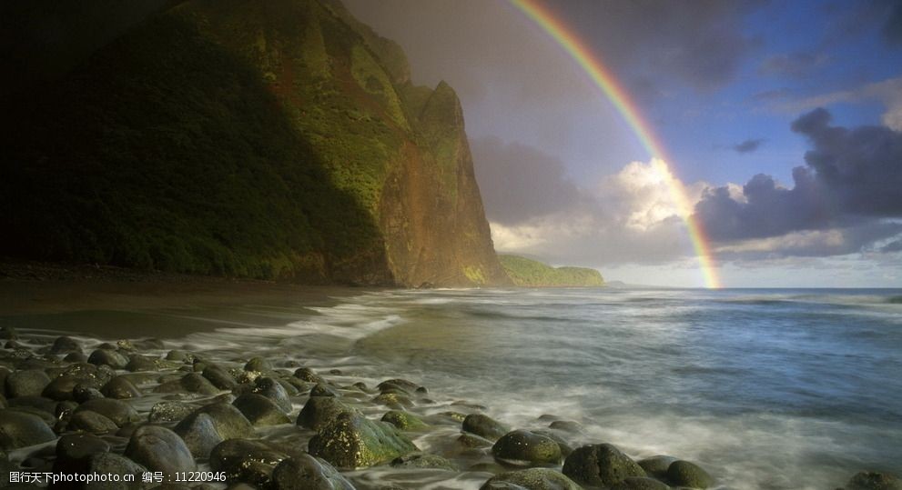 关键词:海边彩虹 海边 海岸 彩虹 风景 美景 自然 石崖 蓝天 海水