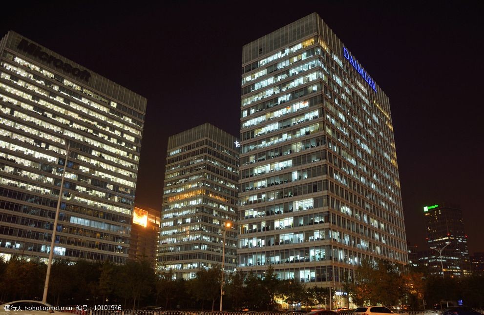 关键词:现代建筑 望京 玻璃幕墙 城市风光 城市夜景 写字楼 办公楼