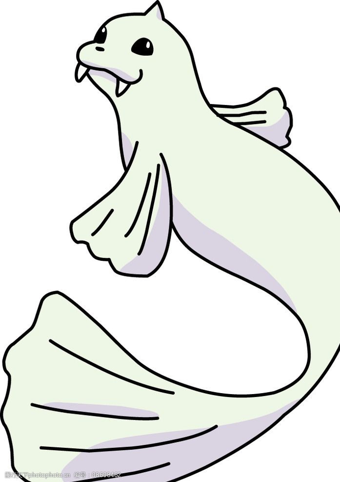 幼儿园卡通幼海狮图片