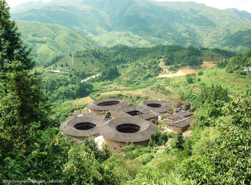 福建南靖漳州土楼风景