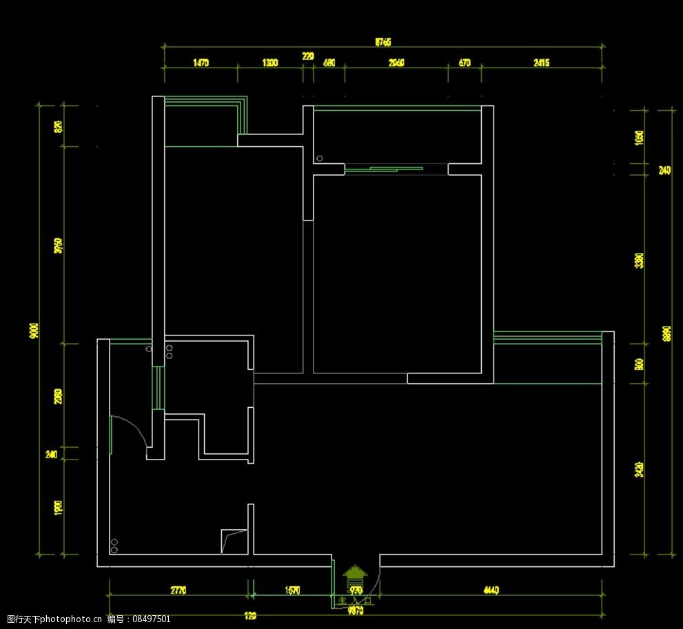 关键词:武丰小区f3户型图 园林路 武丰村 f3户型图 dwg cad图纸 设计