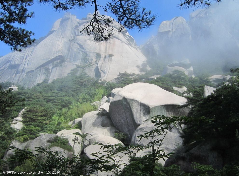 天柱山风光图片