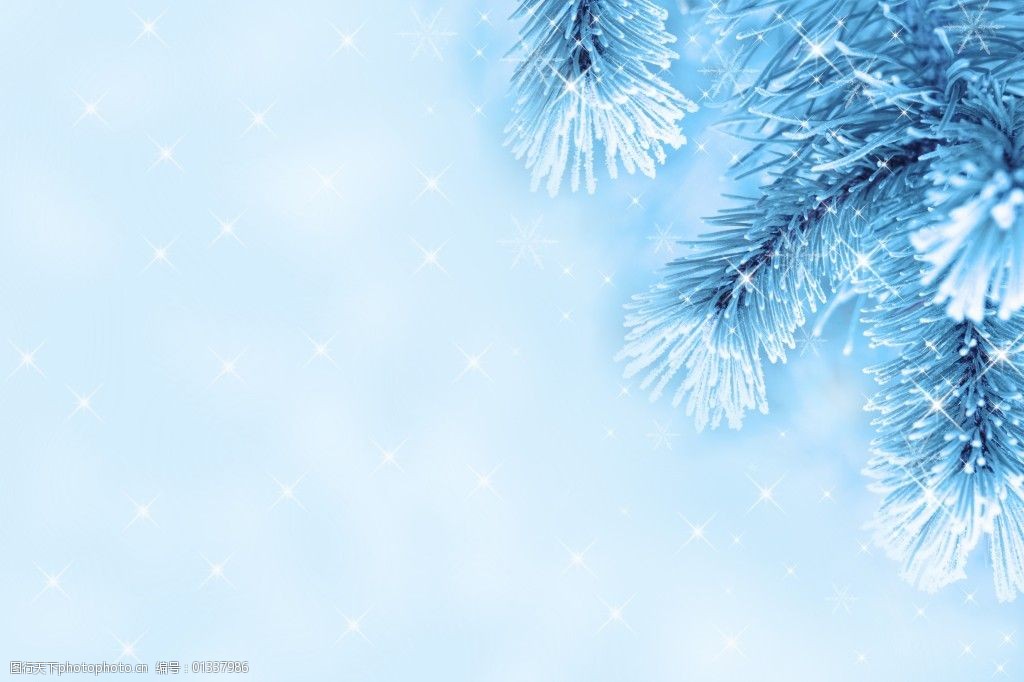 高清雪花背景素材