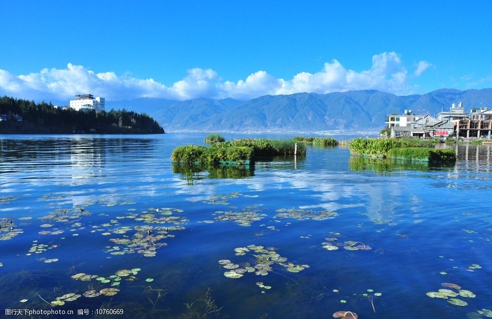 唯美祖山湖图片