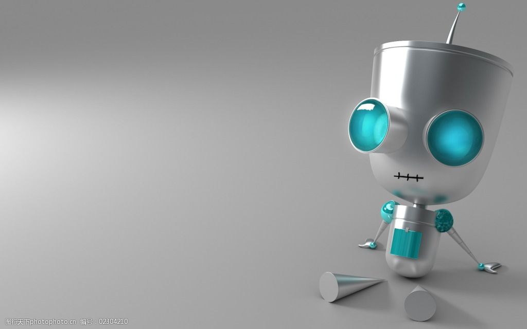 关键词:3d机器人效果背景图免费下载 机器人背景 立体机器人效果 小