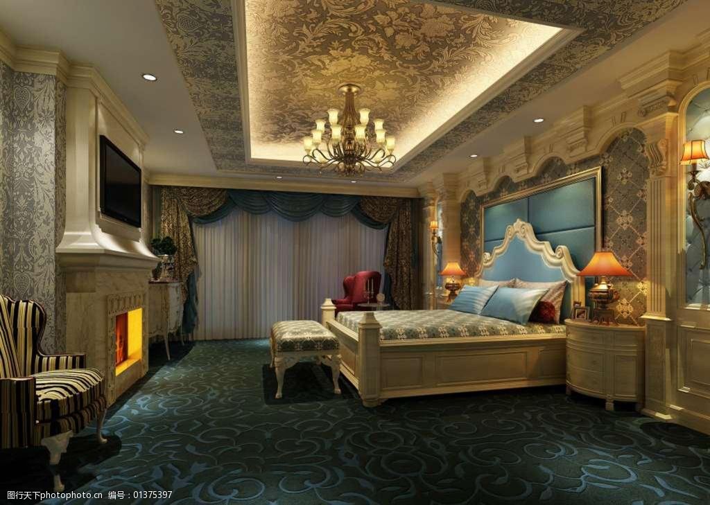 关键词:欧式豪华双人床免费下载 模型设计 室内设计 双人床 卧室模型