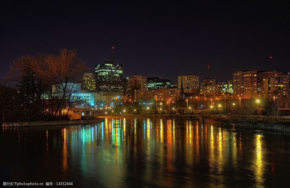 渥太华夜景图片