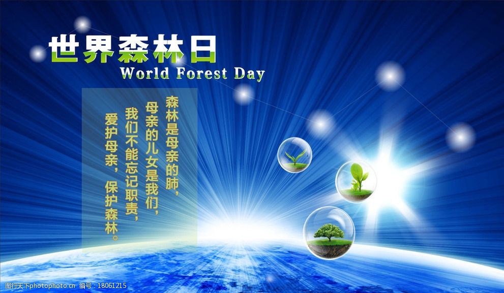 世界森林日图片
