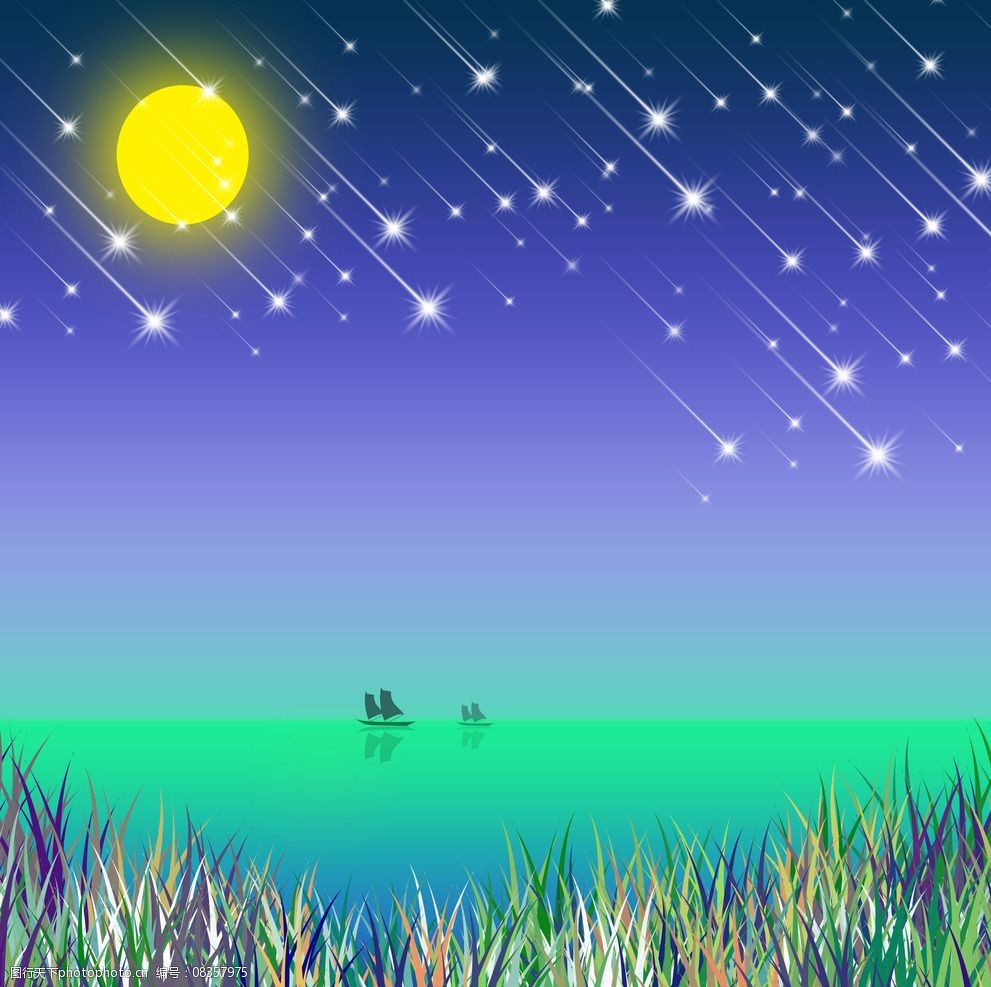 高清夜景素材超大壁纸图片