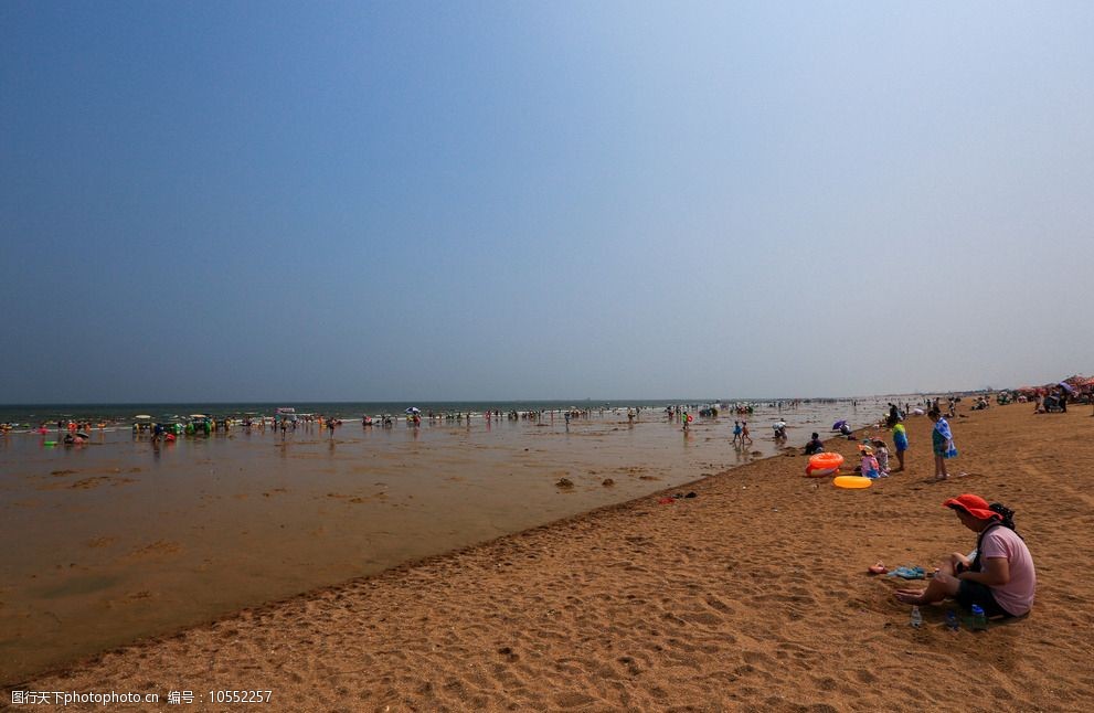 山海天海水浴场图片