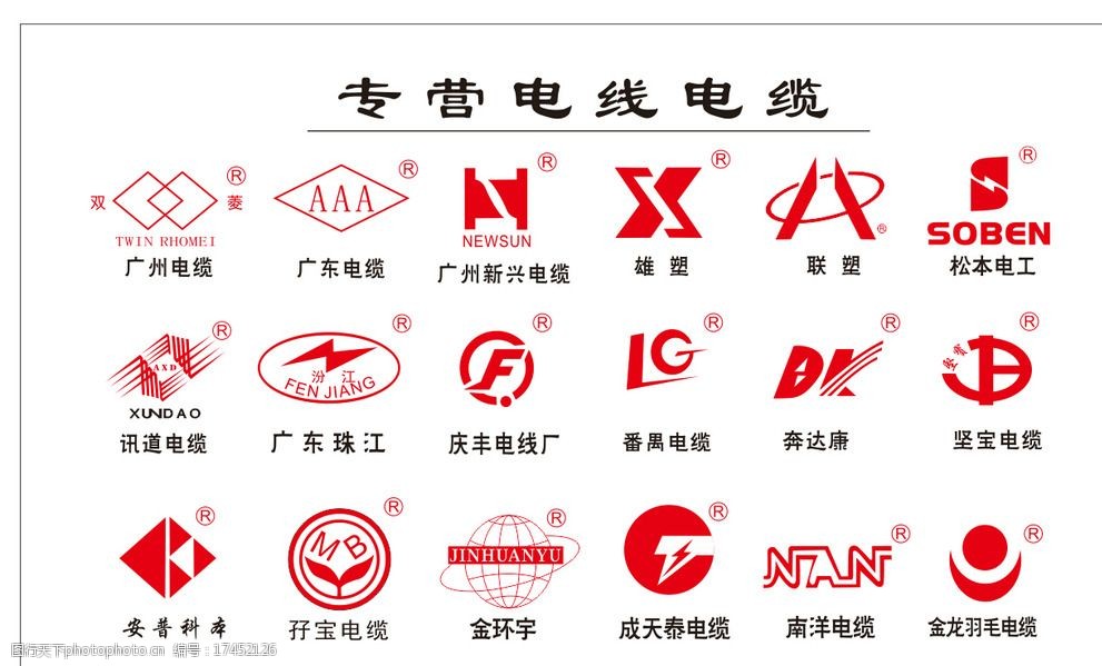 电缆电线logo标志 电缆 电线 标志 广东电缆 小东西 设计 广告