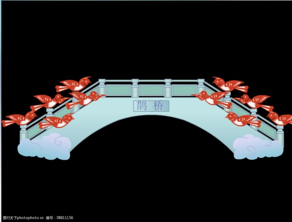 古典鹊桥桥梁flash 古典 鹊桥 桥梁 flash 素材 多媒体 flash动画