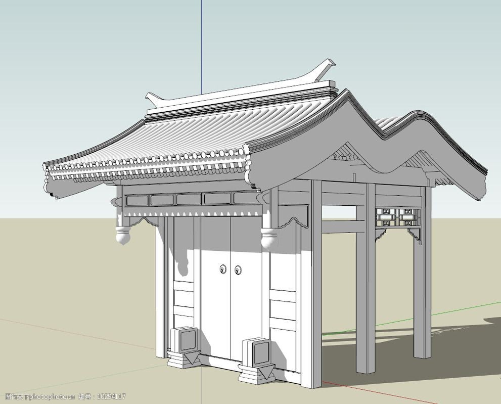 古建门头图片