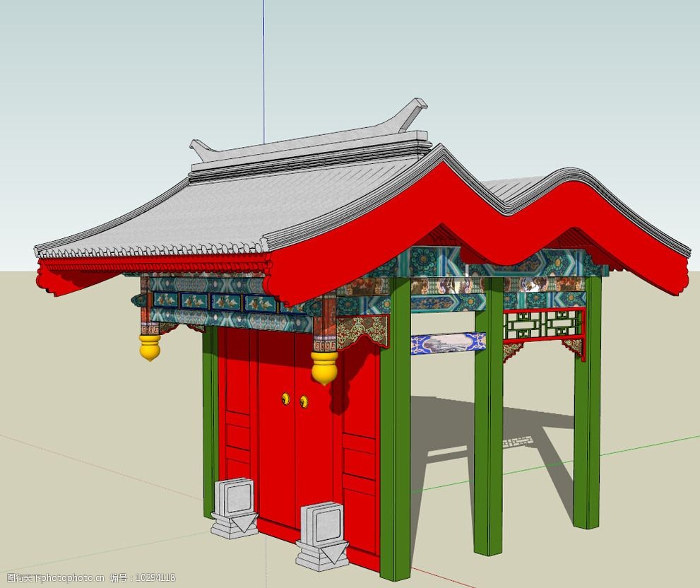 古建门头图片