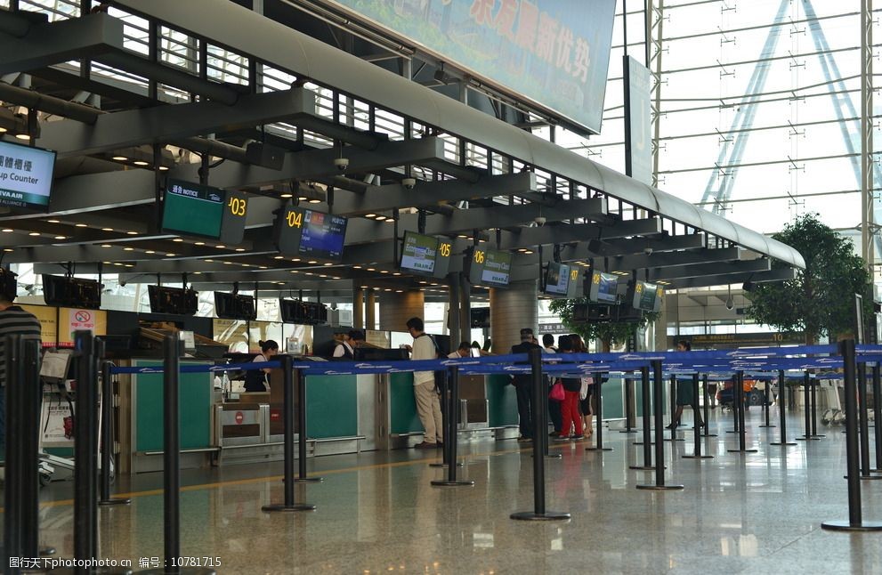 国际机场取票处图片