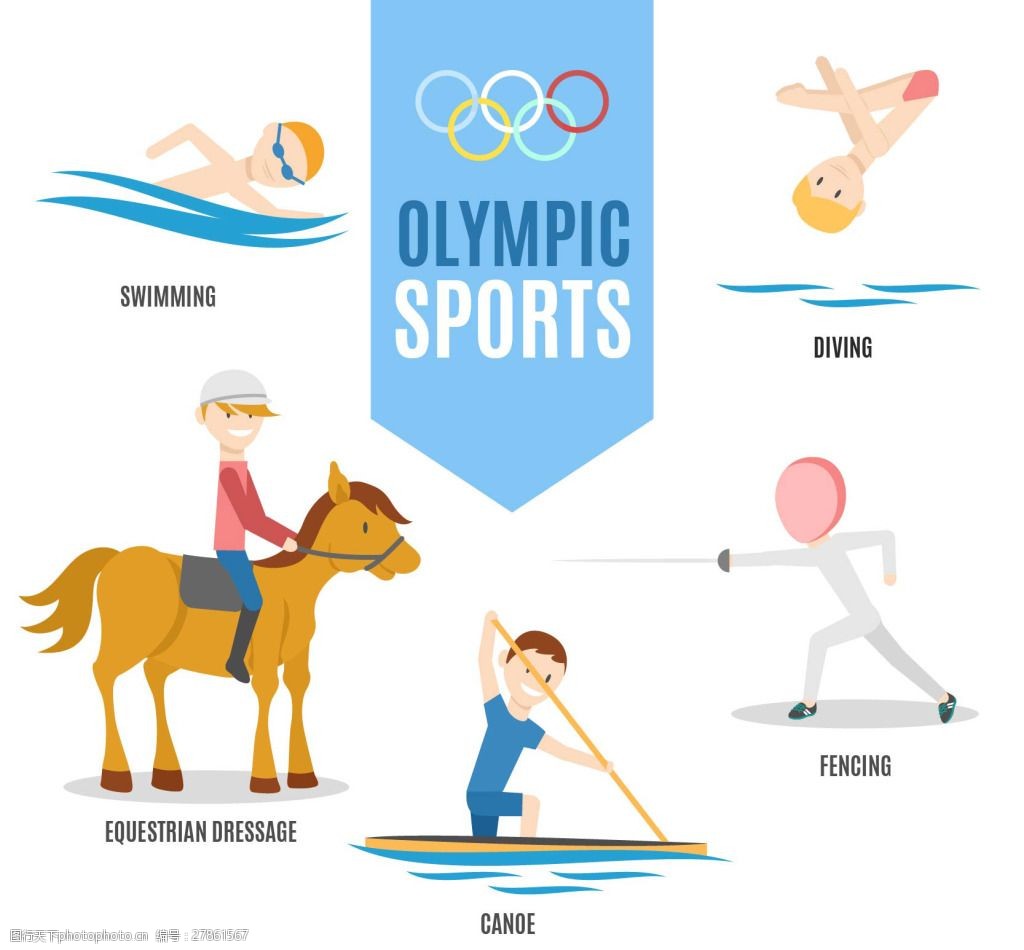 奥运会运动项目素材