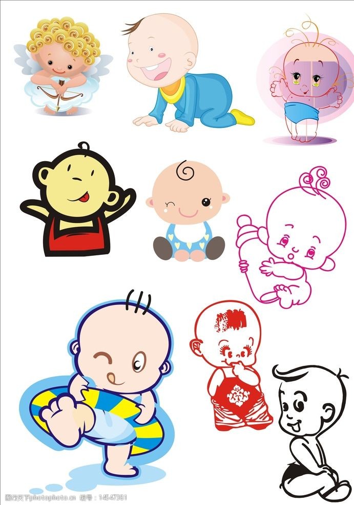 关键词:卡通宝宝 卡通 宝宝 矢量 儿童 彩色 设计 广告设计 cdr