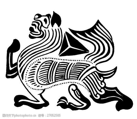 关键词:瑞兽纹样 传统图案0156 瑞兽纹样 传统图案 设计素材 动物图案