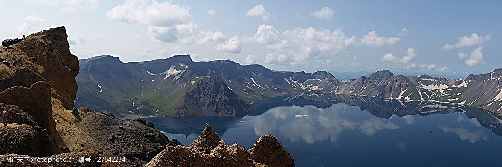 长白山高清全景照片图片