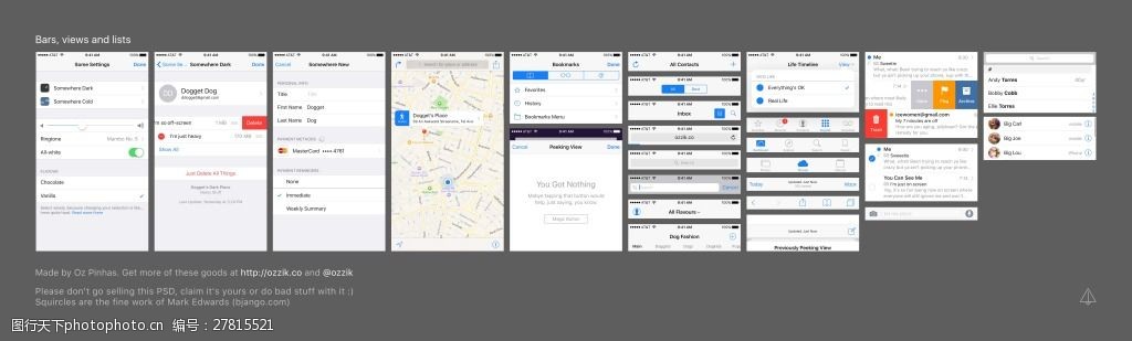 iphone6界面设计系列