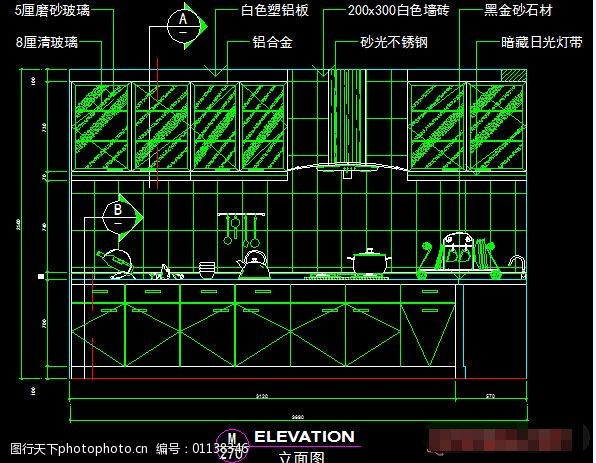 关键词:电视背景墙立面图免费下载 厨房立面图 电视背景墙立面图 卫生