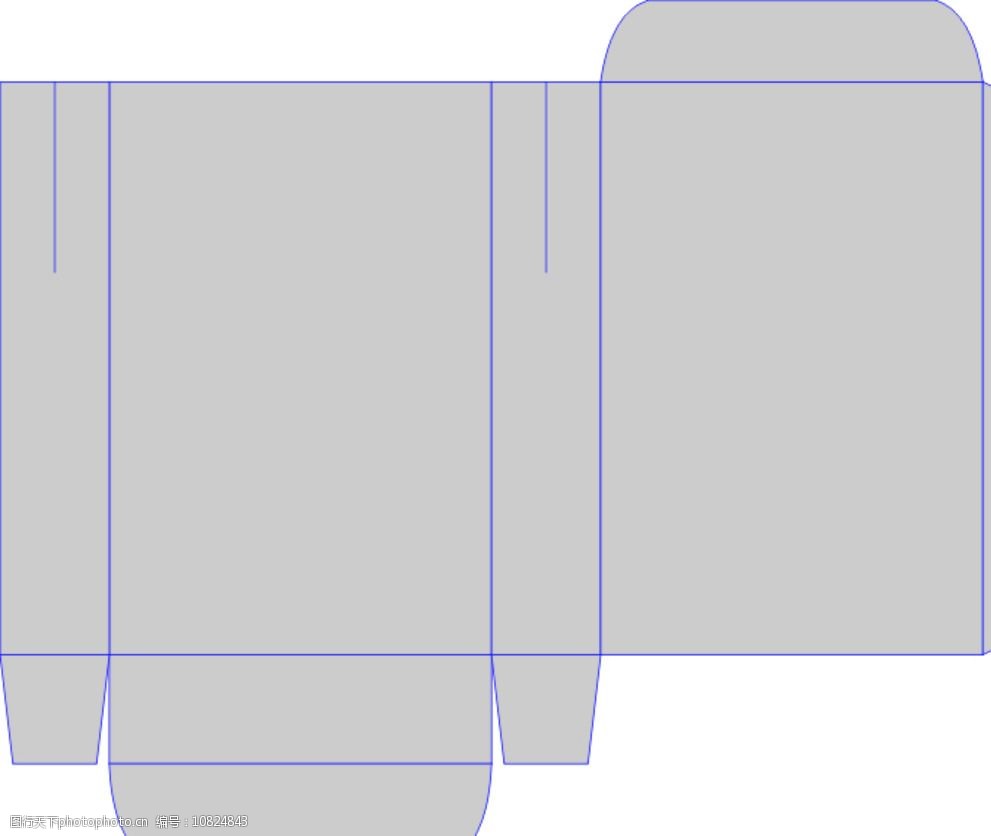 包装盒矢量图图片