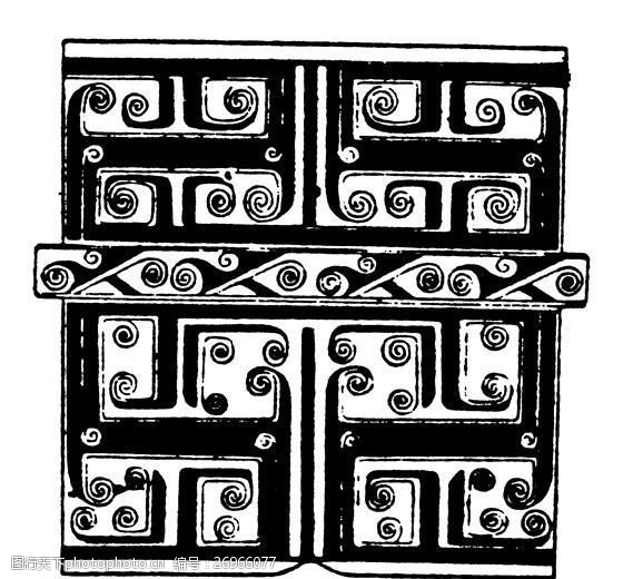器物图案秦汉时期图案中国传统图案图案_015
