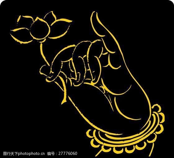 佛手手脚五官矢量eps_0022