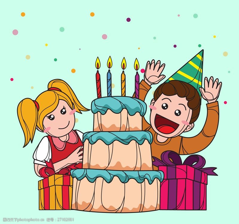 关键词:两个卡通过生日的孩子矢量素材 两个 卡通 过生日 孩子 蜡烛