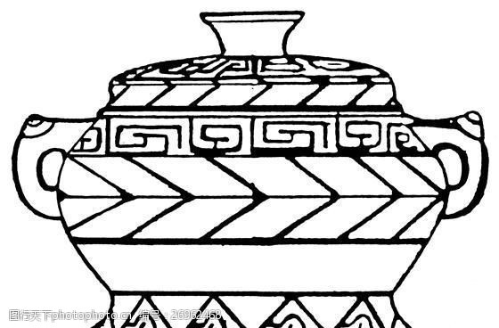 春秋战国图案青铜器图案中国传统图案_017