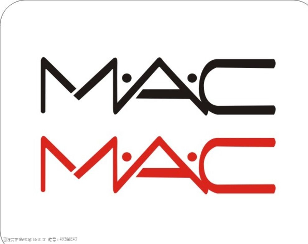 mac 魅可 化妆品      彩妆 设计 标志图标 企业logo标志 cdr