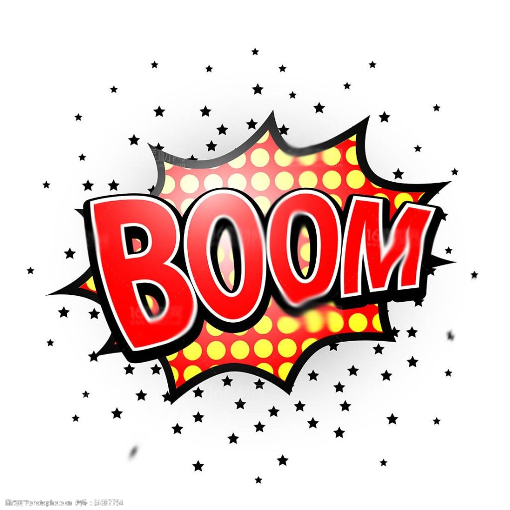 星点时尚爆炸贴 设计矢量素材 时尚元素boom 放射光爆 eps 白色 eps