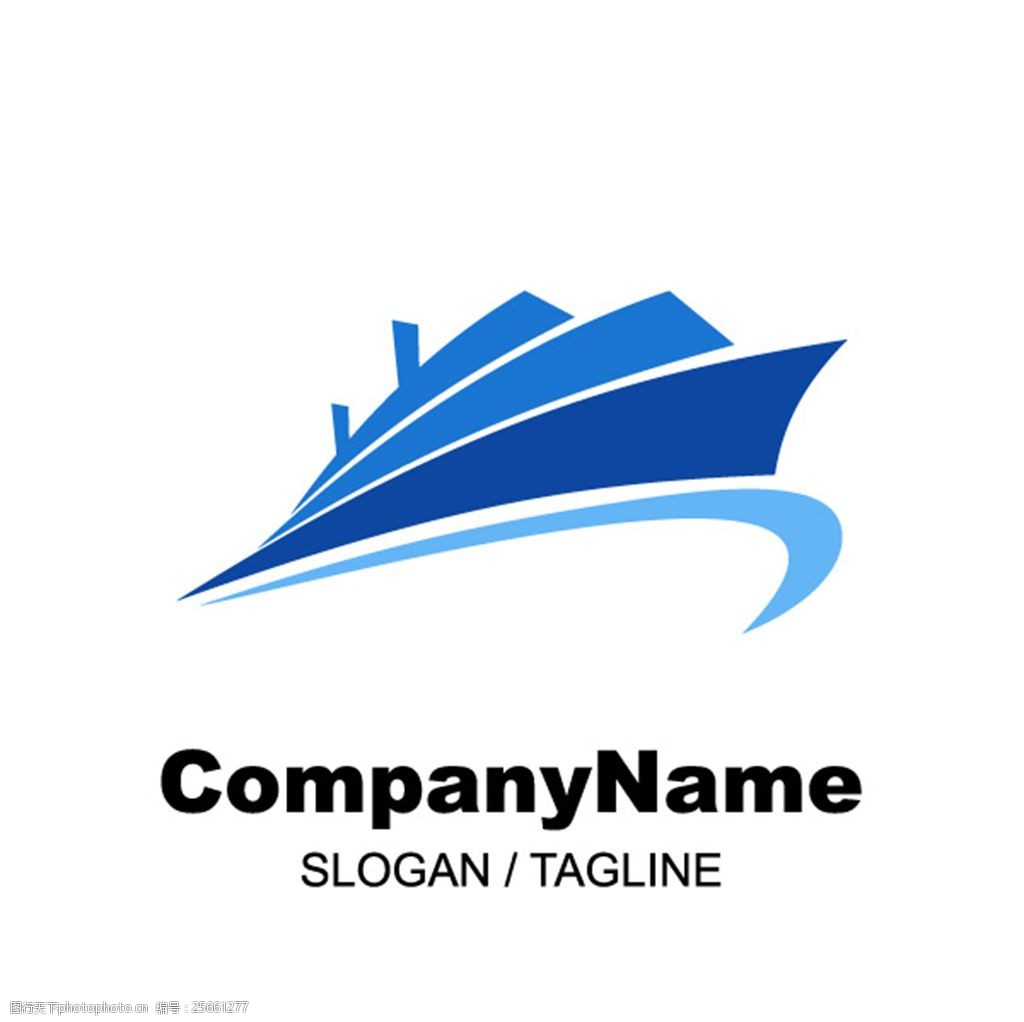 轮船船舶logo设计