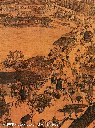 清明上河图c人物画中国古画_0157