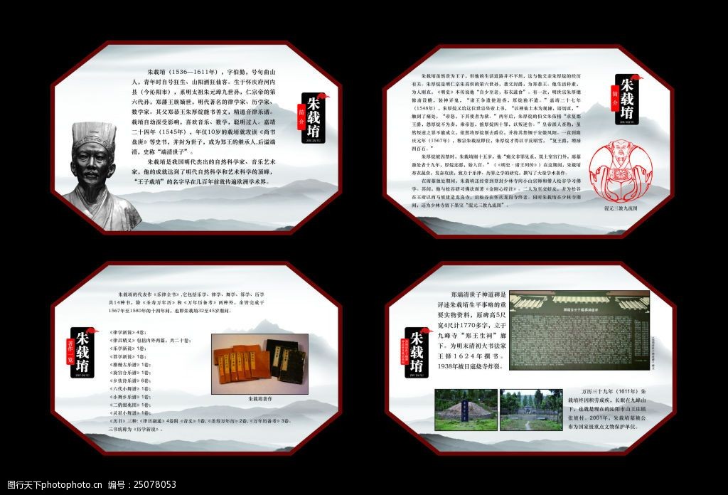 关键词:朱载堉展板 朱载堉简介 历史名人 音乐家 作家 天文学家 cdr