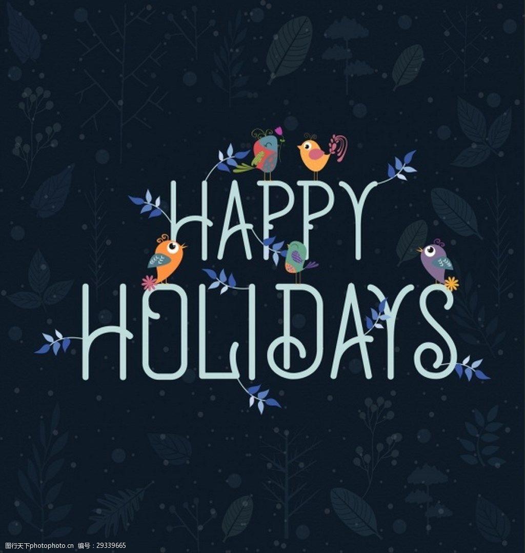 带鸟的愉快假期字体