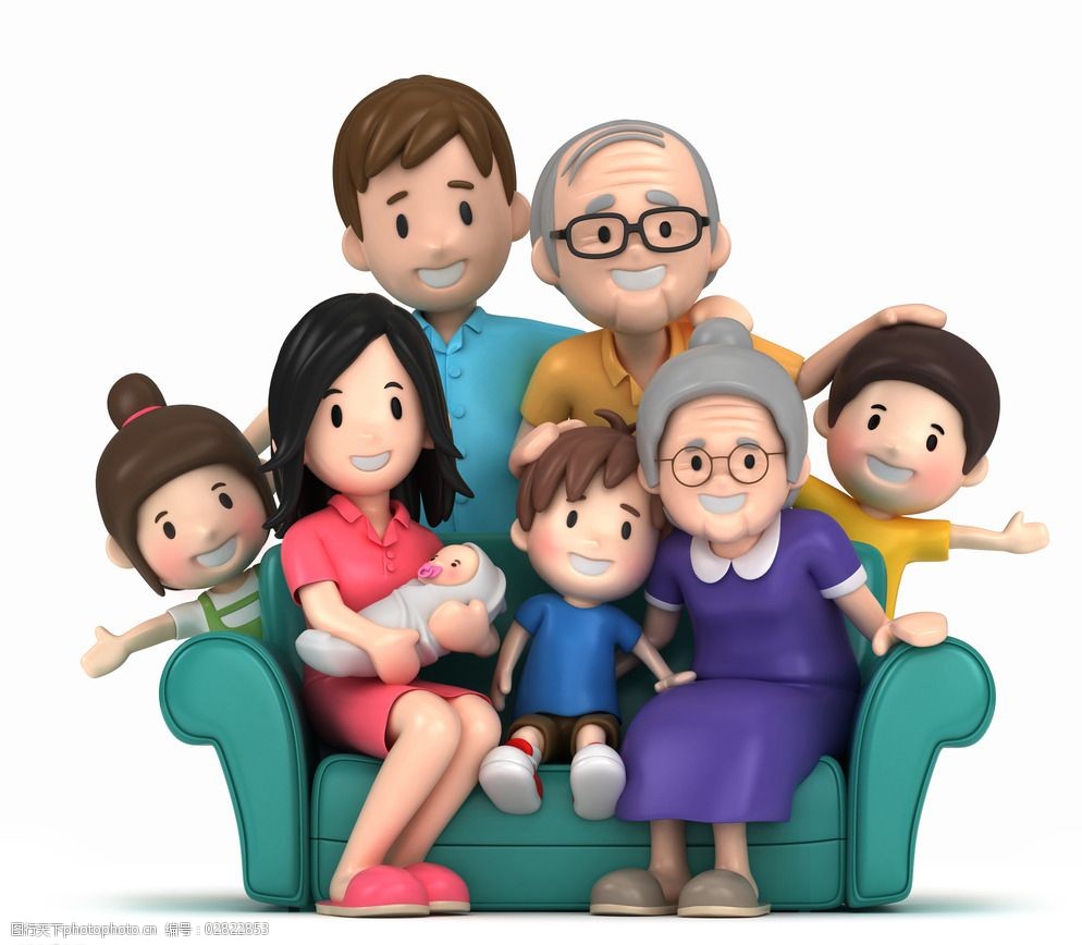 幸福家庭图片