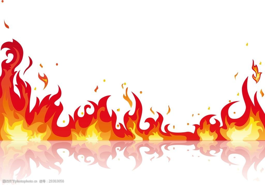 png元素 插画 海报 红色 火焰 免抠元素 透明元素 中国风