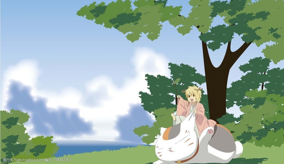 关键词:夏目友人帐 猫 卡通猫 风景 动漫风景 动漫人物 设计 动漫动画