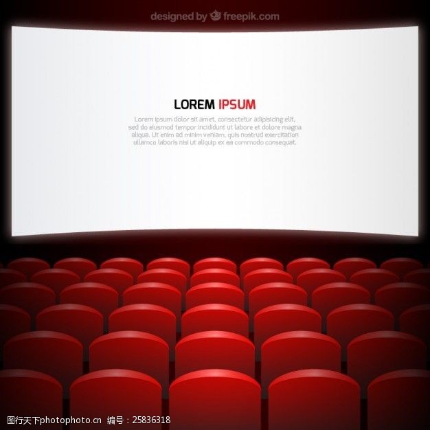 关键词:影院屏幕和座椅 电影院 剧场 红色 显示 屏幕 戏剧 电影 表演