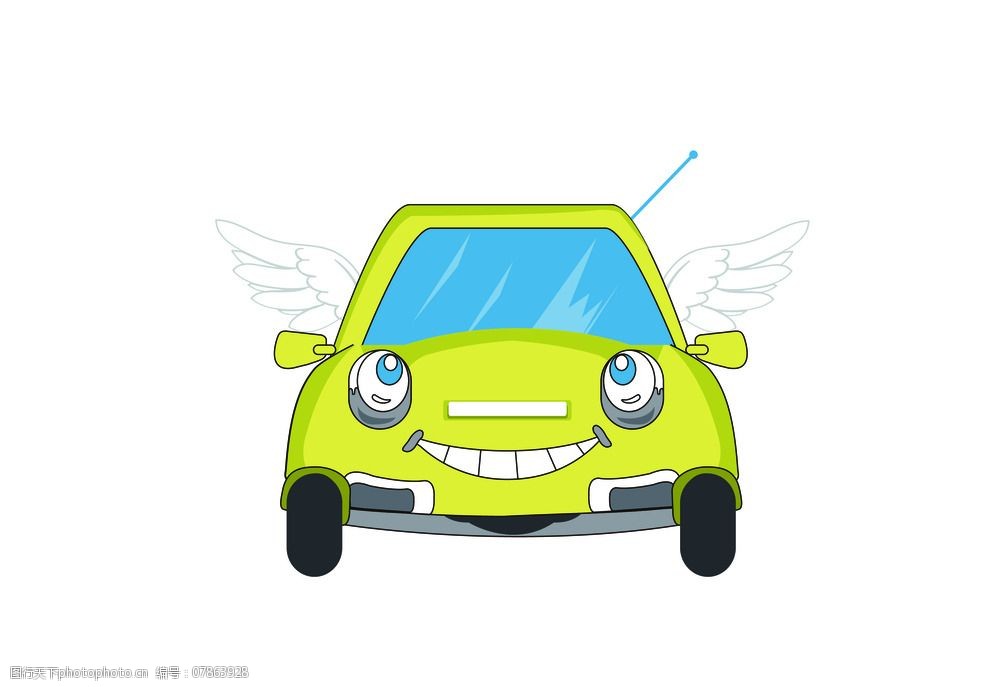 关键词:卡通儿童车 卡通 车 可爱 眼睛 翅膀 飞车 生动 有趣 设计