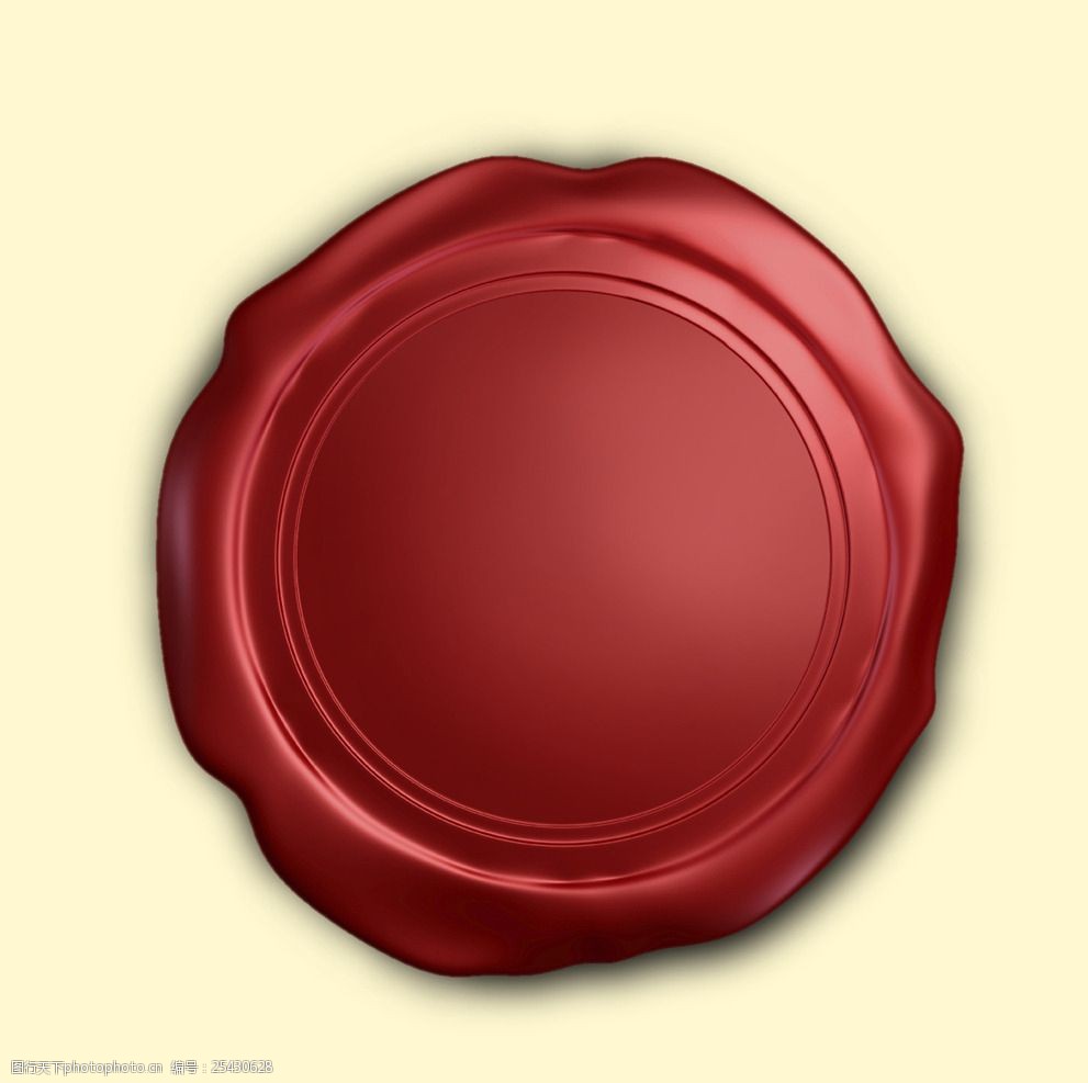 火漆印章效果素材