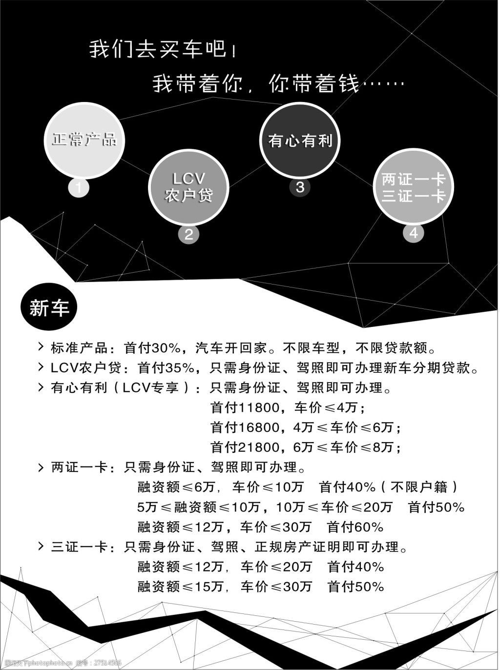 车易通车贷彩页CDR未转曲