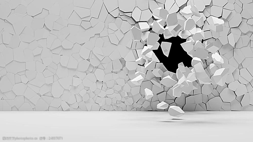 关键词:爆破的墙壁 破裂的墙壁 裂缝 墙壁 砖墙背景 墙洞 破洞 其他