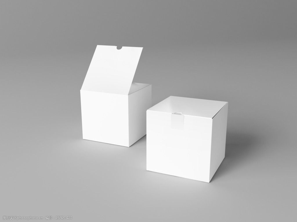 白色正方型盒子