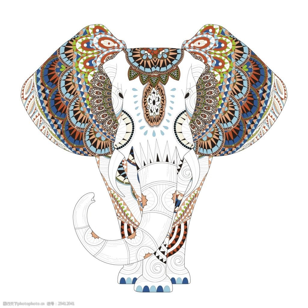 关键词:时尚艺术大象插画 插画 创意 大象 动物 花纹 时尚 艺术