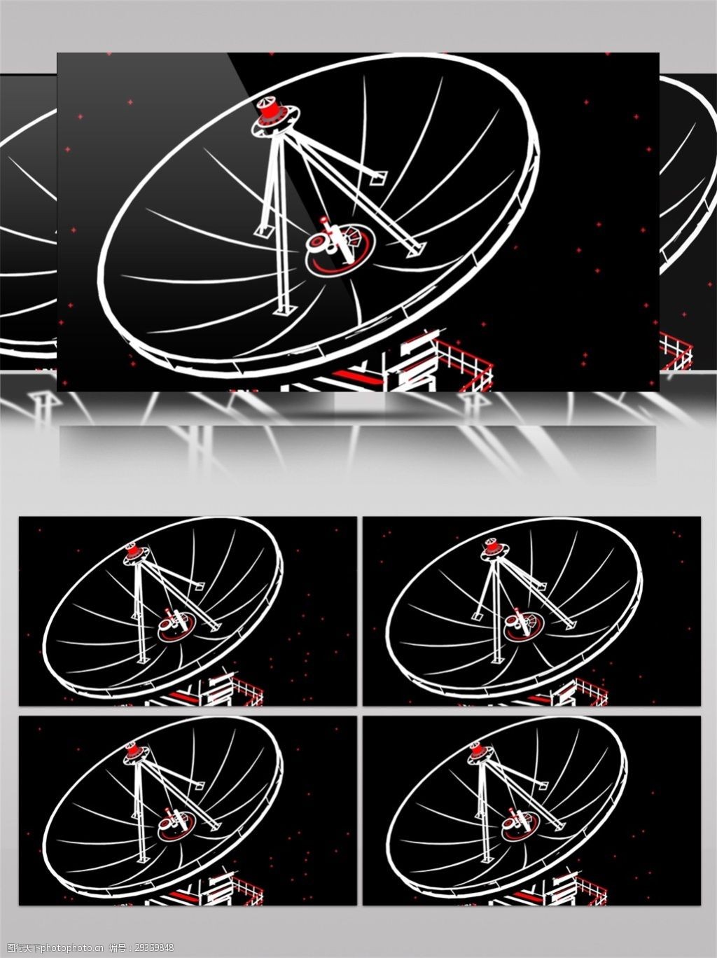潮流信号塔视频素材