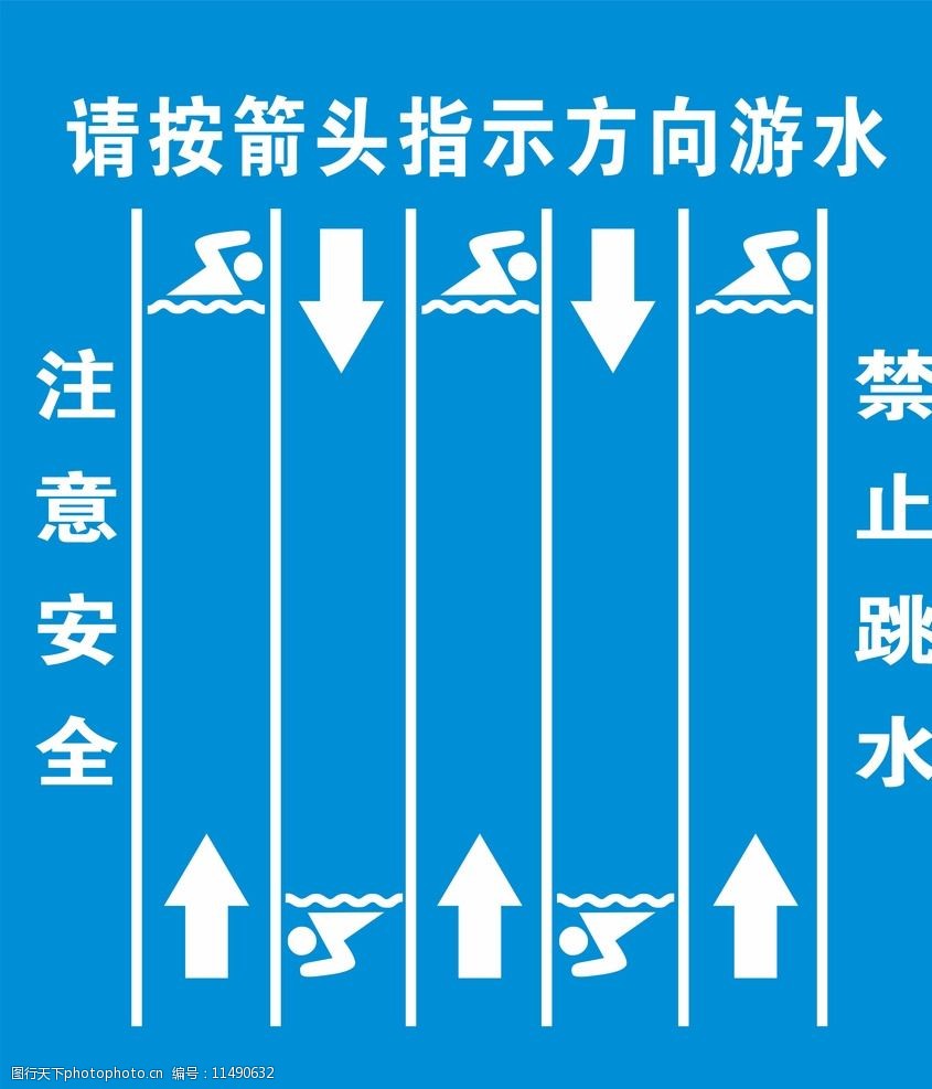 关键词:游泳池标示 游泳池 标示 注意 安全 禁止跳水 设计 广告设计