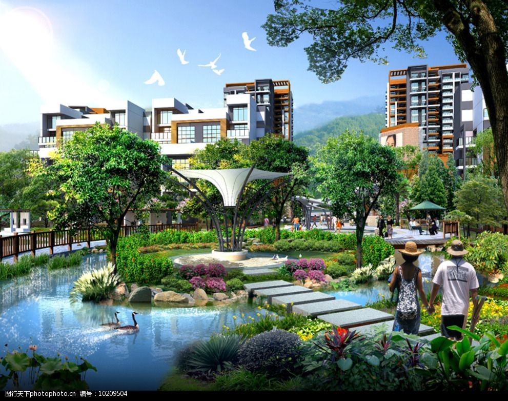 关键词:景观设计 小区景观 住宅景观设计 城市规划 景观规划 园林效果